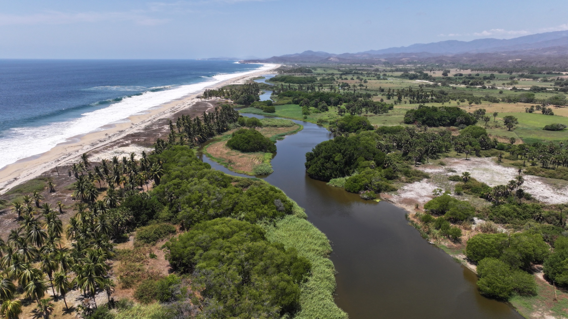 Río y selva tropical en Oaxaca